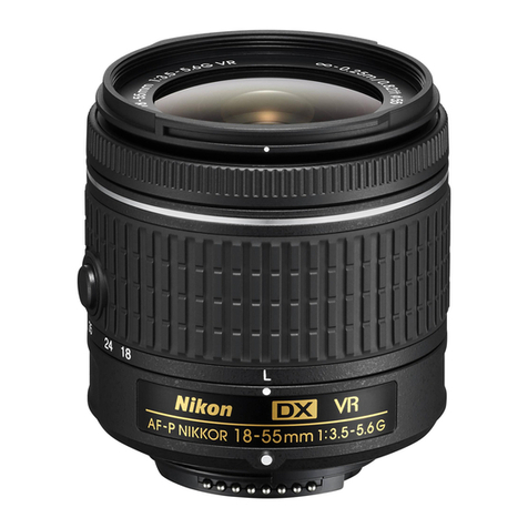 Nikon AF-S DX 18-55mm f/3.5-5.6GVR ED User manual