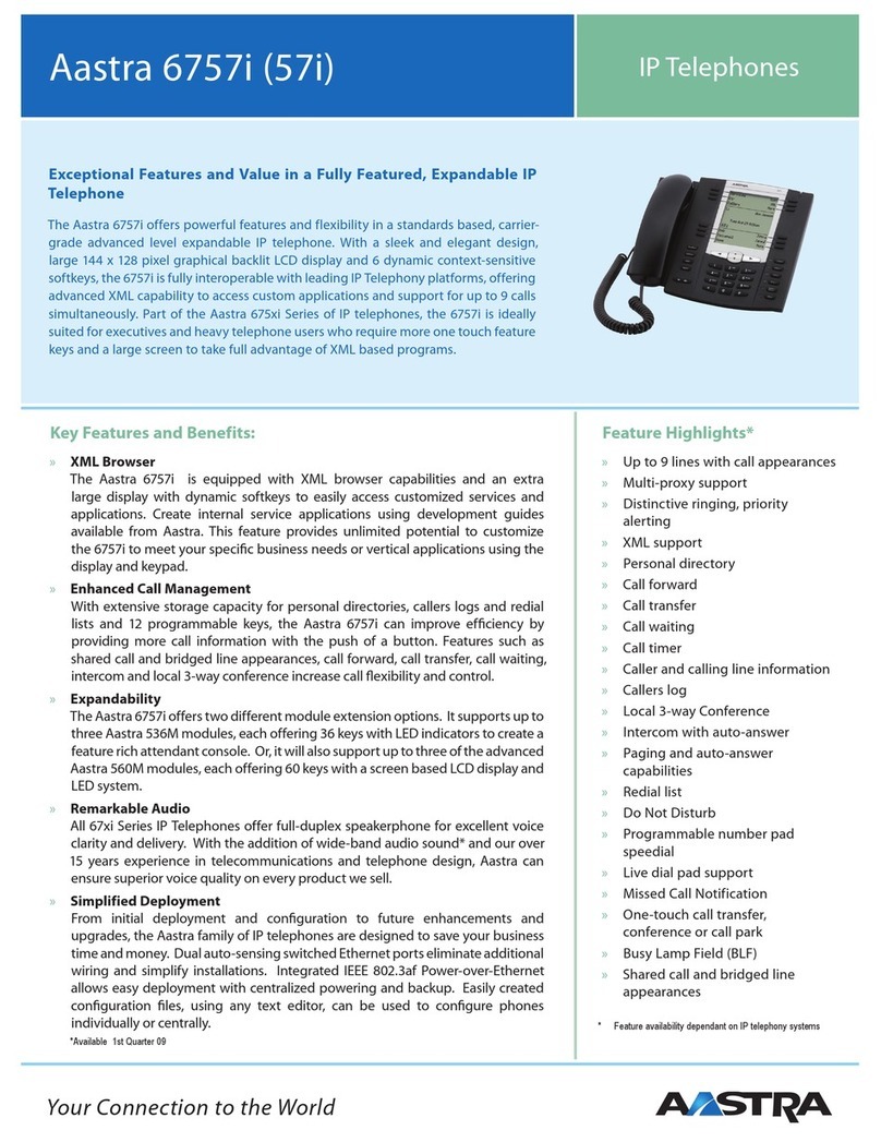 Aastra Clearspan 6757i User manual