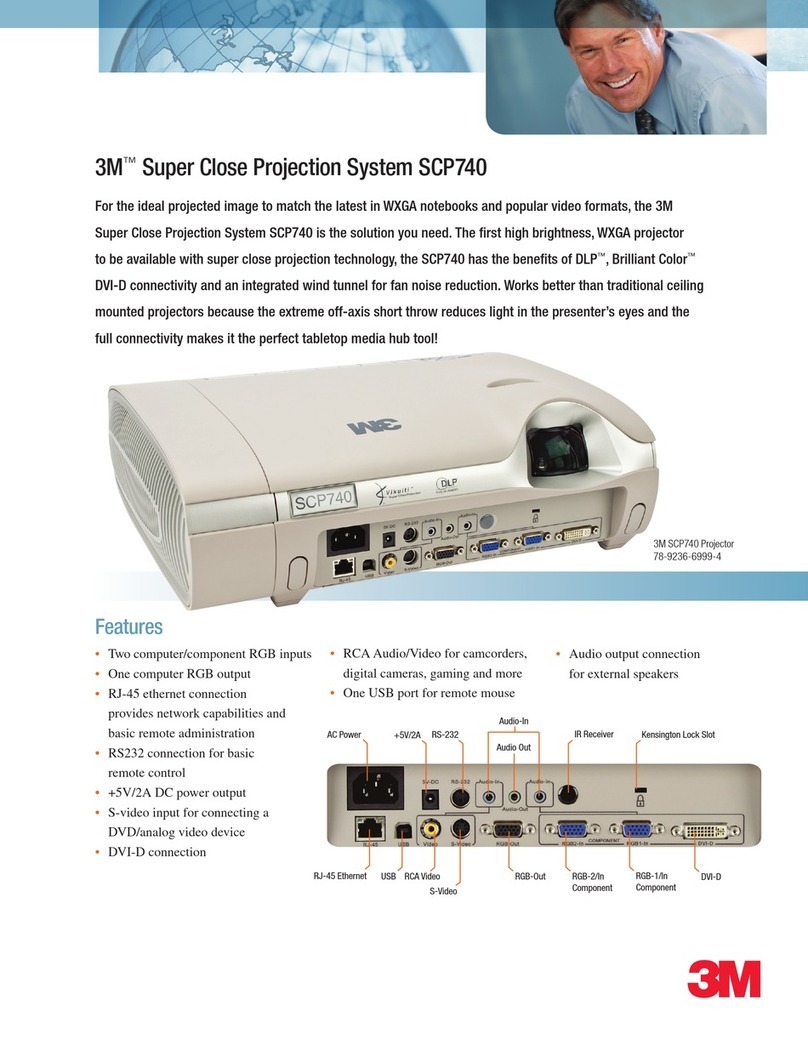 3M SCP740 Specifications