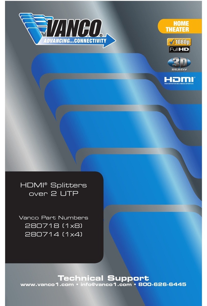 Vanco 280718 user manual