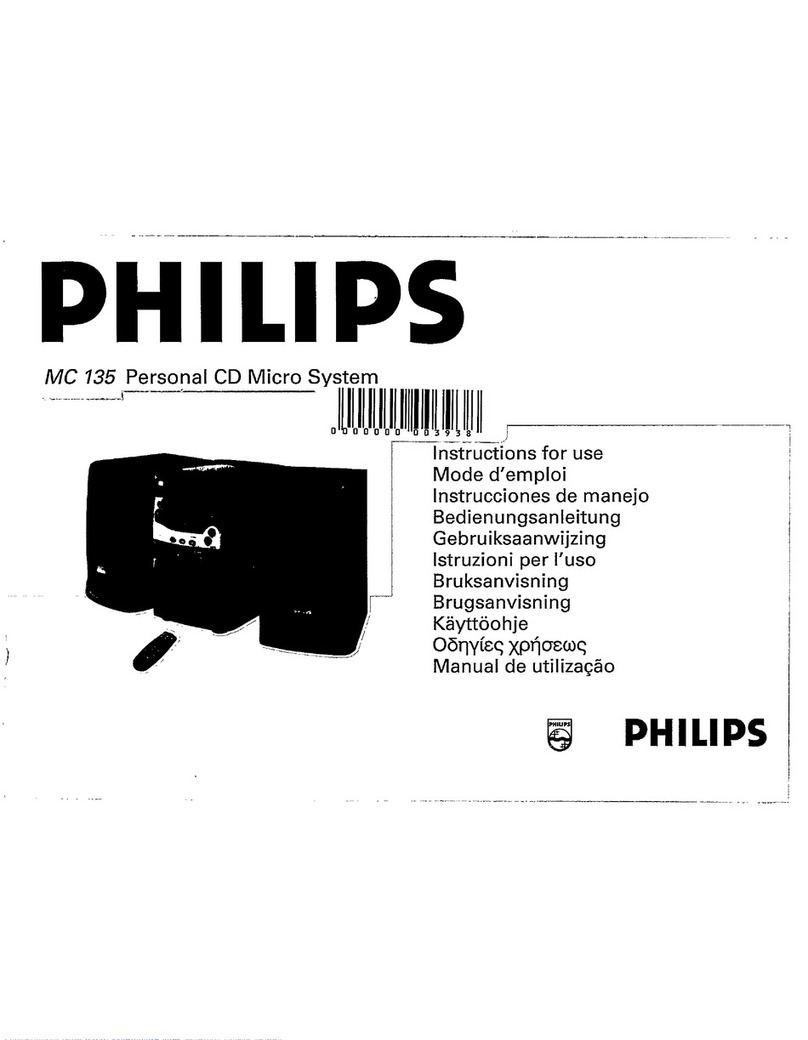 Philips MC 135 Instructions for use