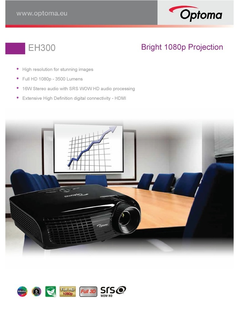 Optoma EH300 User manual