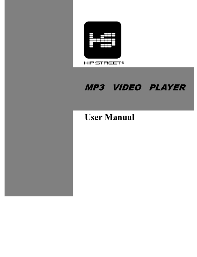 Hipstreet MP3 VIDEO PLAYER user manual