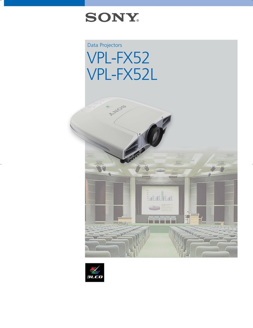 Sony VPL-FX52 User manual