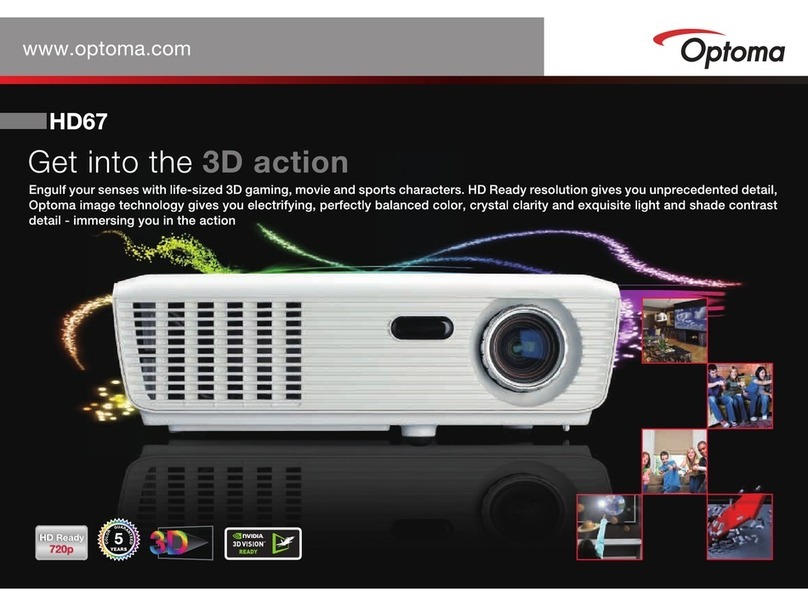 Optoma HD67 User manual