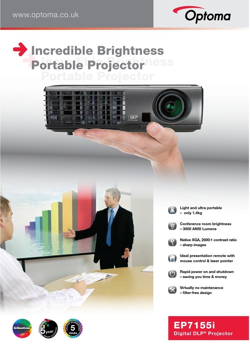 Optoma EP7155i User manual Optoma EP7155i User manual