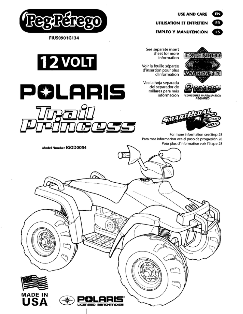 Peg-Perego POLARIS Trail Princess User manual