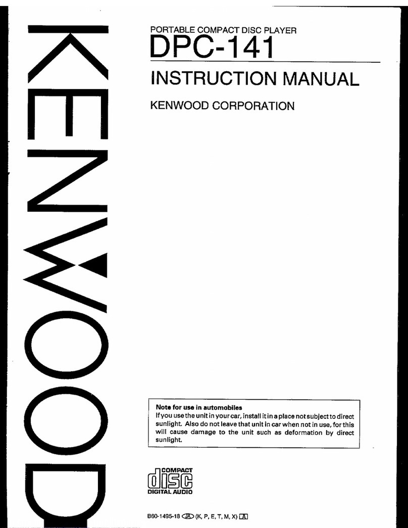 Kenwood DPC-141 User manual
