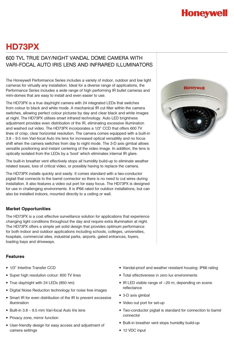 Honeywell HD73PX User manual