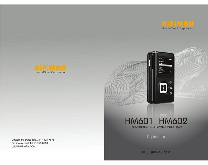 HiFiMAN HM601 User manual