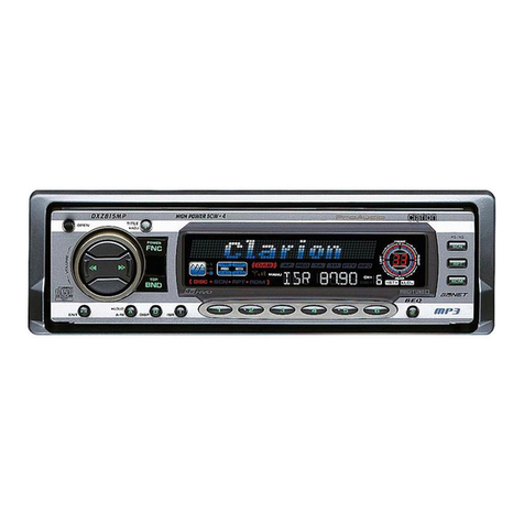 Clarion DXZ815MP owner's manual
