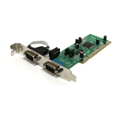 StarTech.com PCI2S4851050 User manual StarTech.com PCI2S4851050 User manual