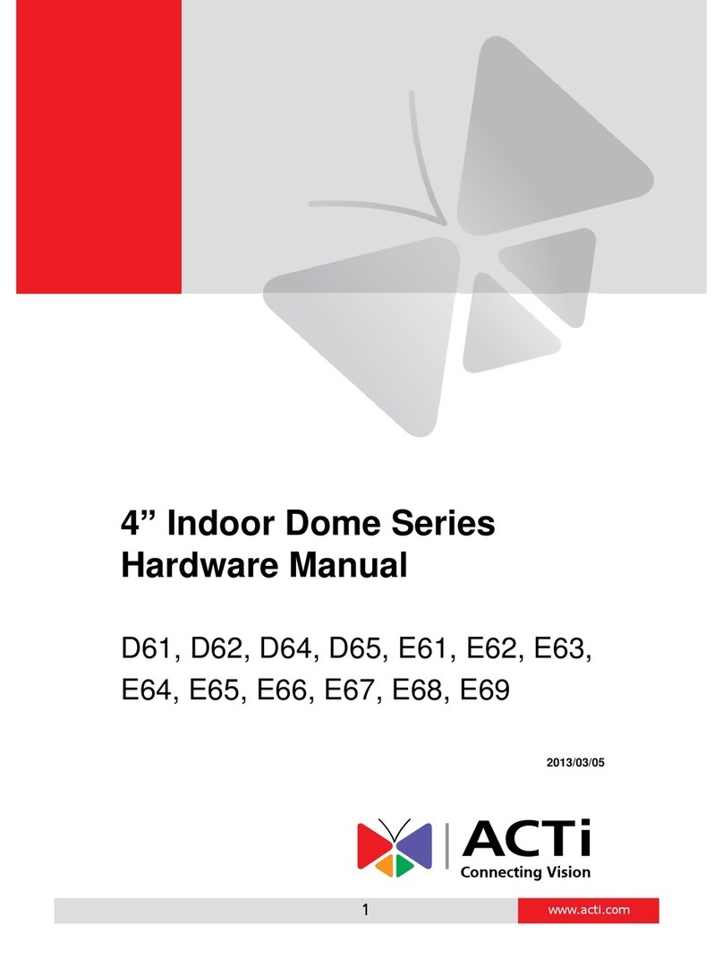 ACTi D61 User manual