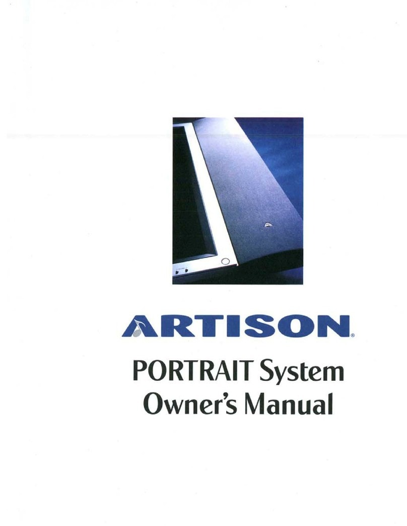 Artison PORTRAIT System owner's manual