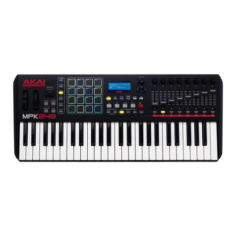Akai MPK249 User manual