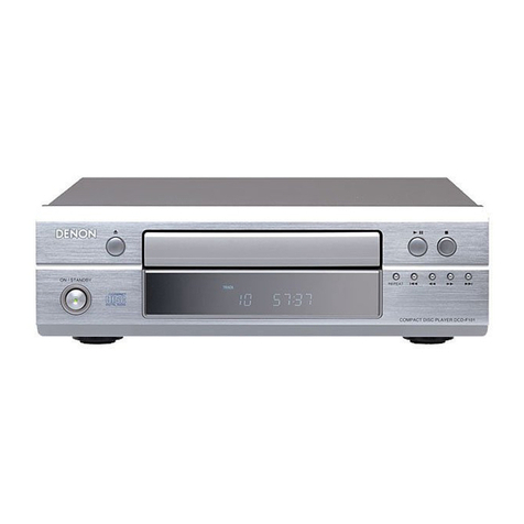 Denon DCD-F101 User manual