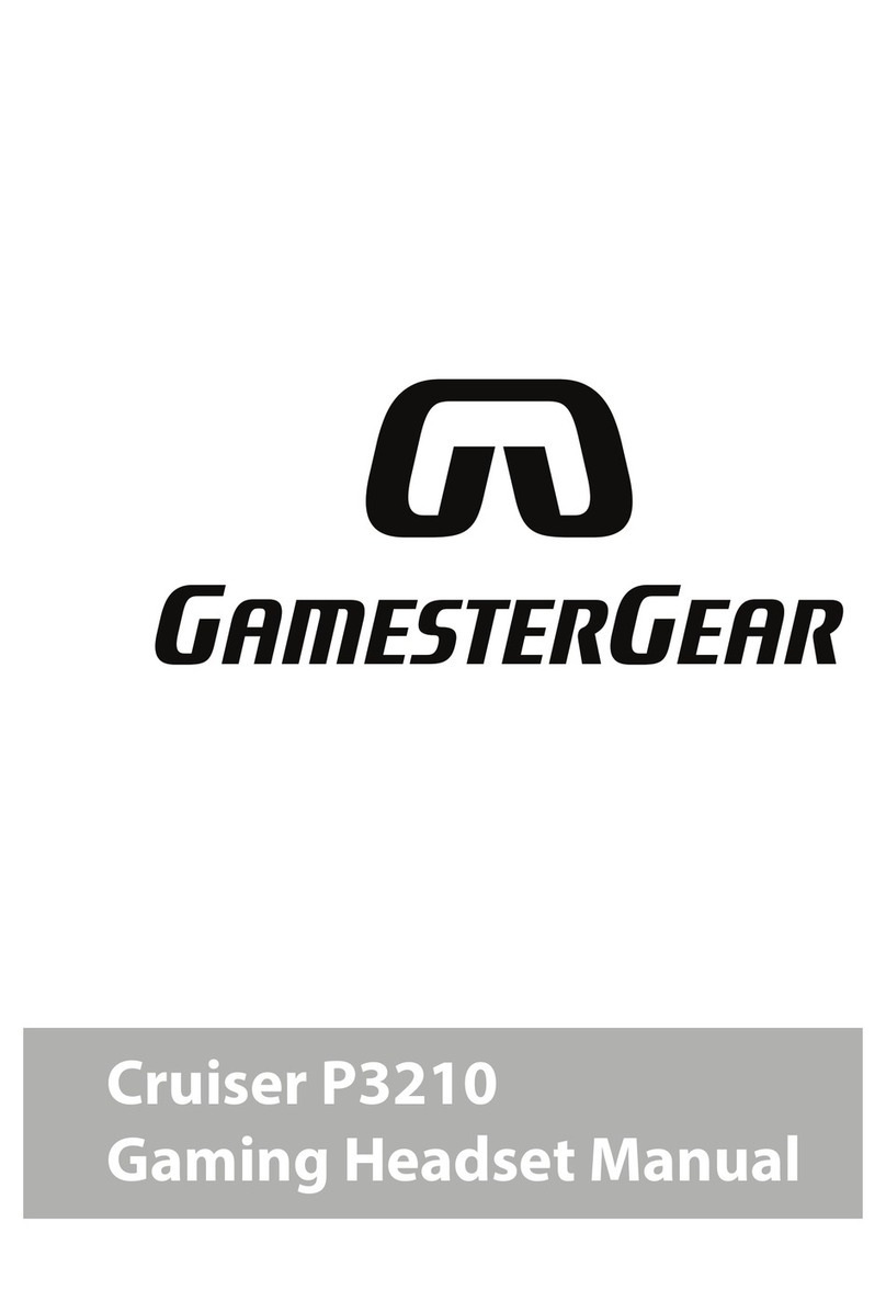 GamesterGear Cruiser P3210 manual&nbsp;