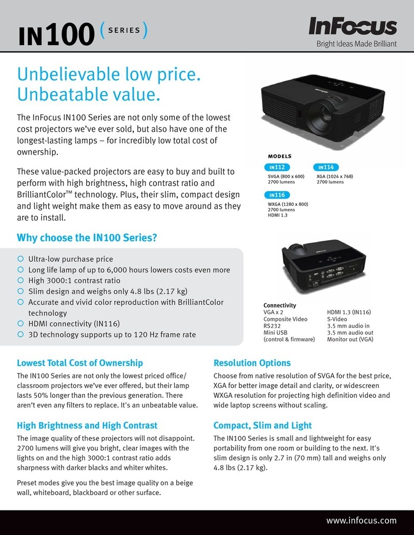 InFocus IN112 User manual