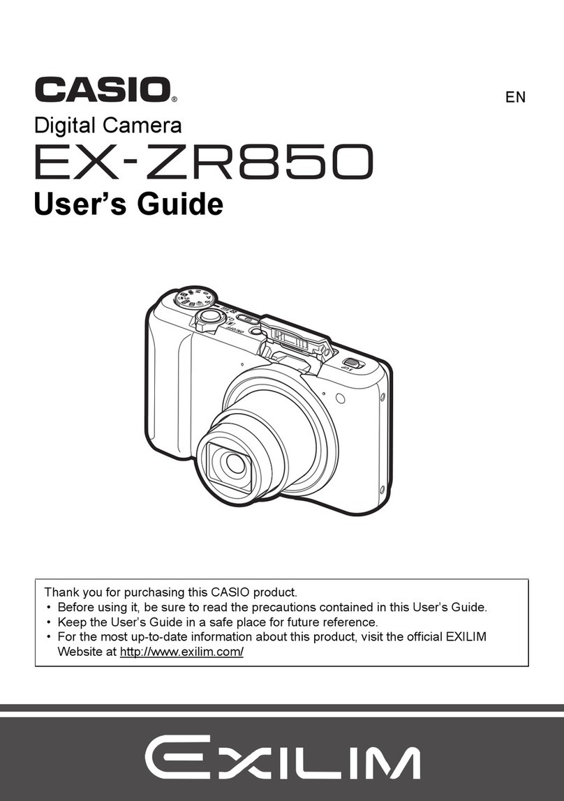 Casio Exilim EX-ZR850 User manual