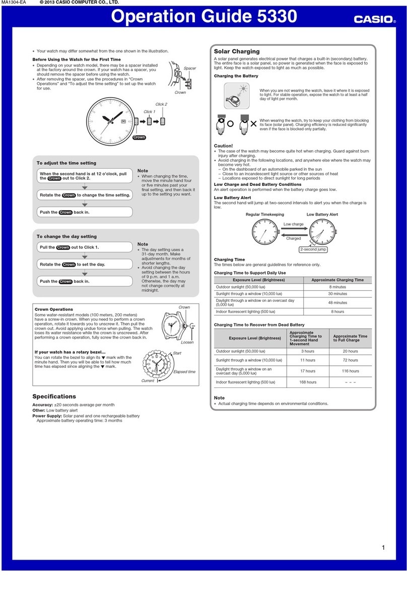 Casio 5330 User manual