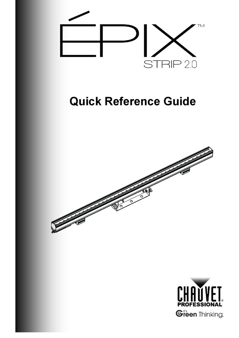 Chauvet Epix Strip 2.0 Quick reference guide