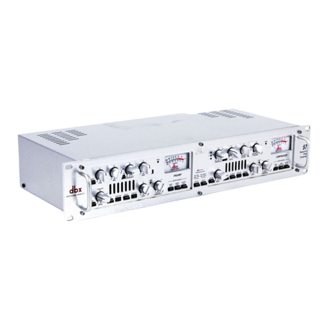 dbx 576 User manual