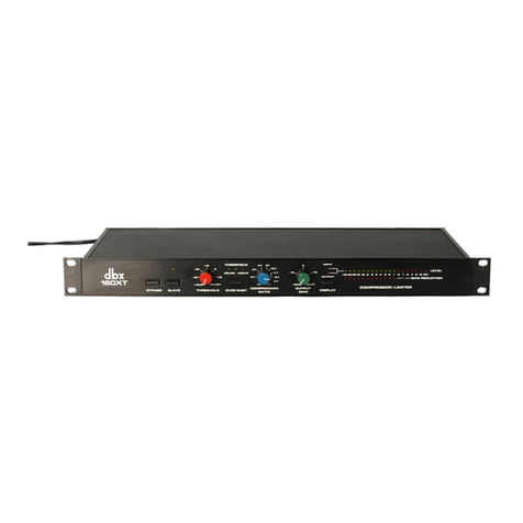 dbx 160XT User manual