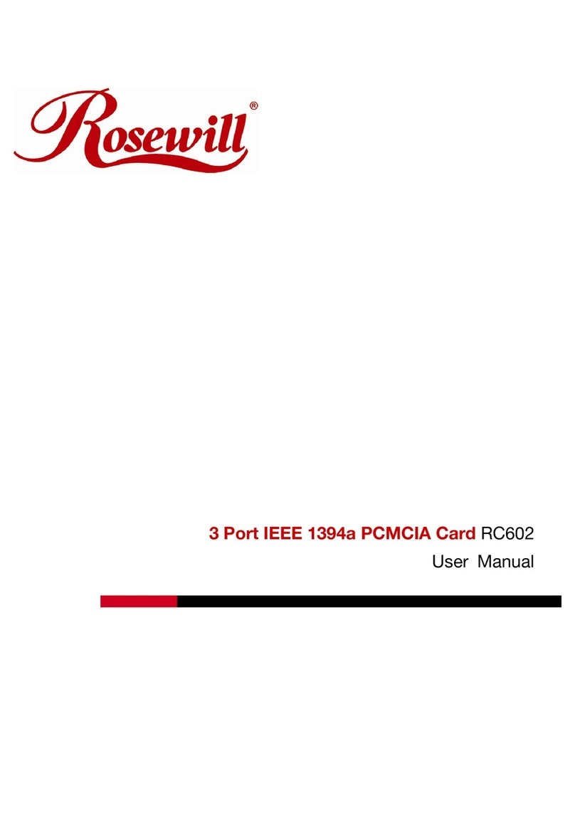 Rosewill RC602 user manual