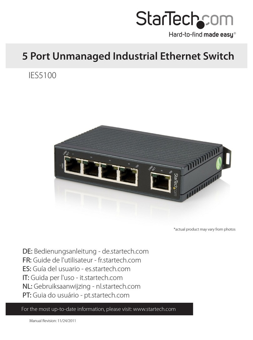 StarTech.com IES5100 user guide StarTech.com IES5100 user guide