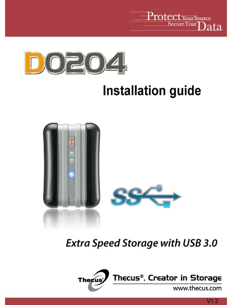 Thecus D0204 User manual Thecus D0204 User manual