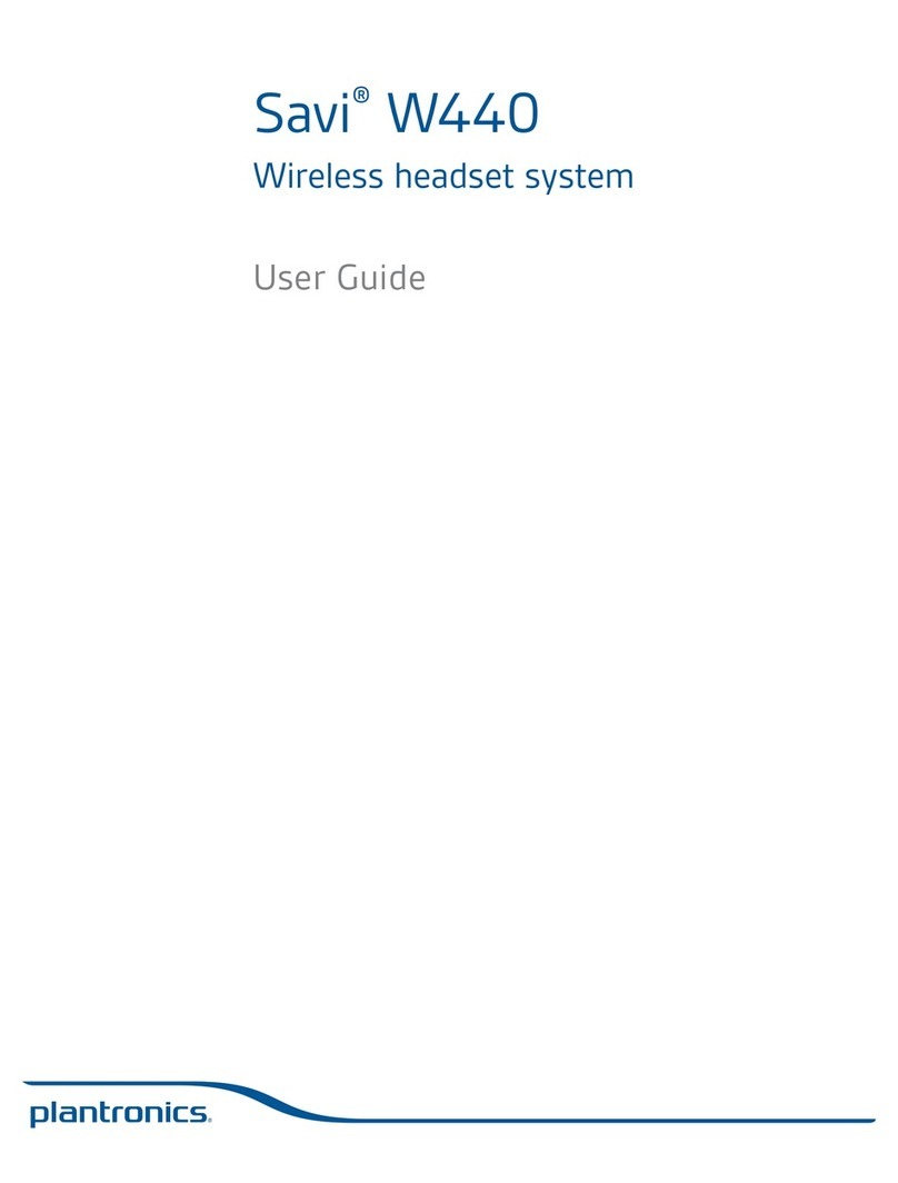 Plantronics SAVI W440 - SAFETY BOOKLET user guide