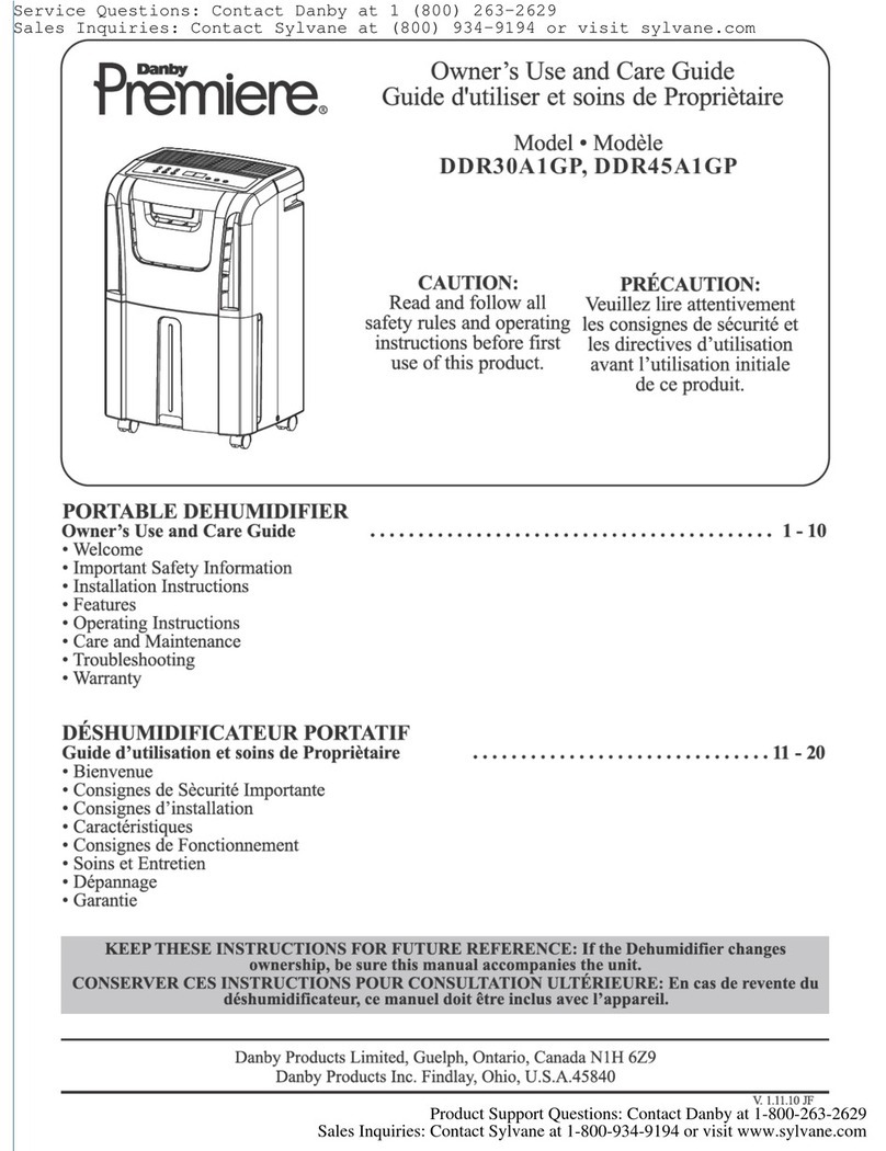 Danby Premiere DDR30A1GP Assembly instructions