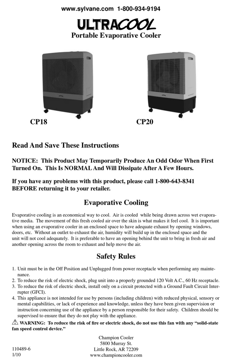 UltraCOOL CP18 User manual