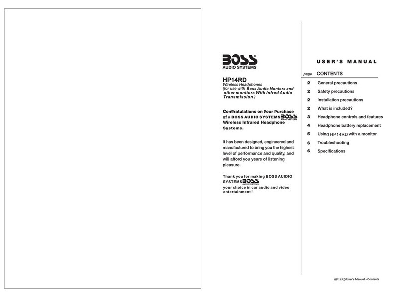 Boss Audio Systems HP14RD user manual