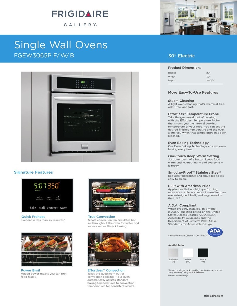 Frigidaire FGEW3065PF General installation guidelines