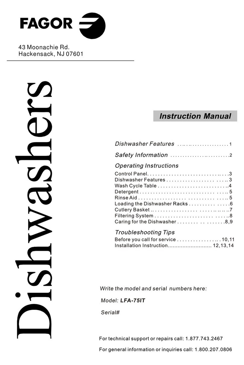 Fagor WC-46 DZ instruction manual