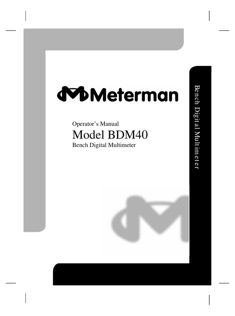 Meterman Meterman BDM40 User manual