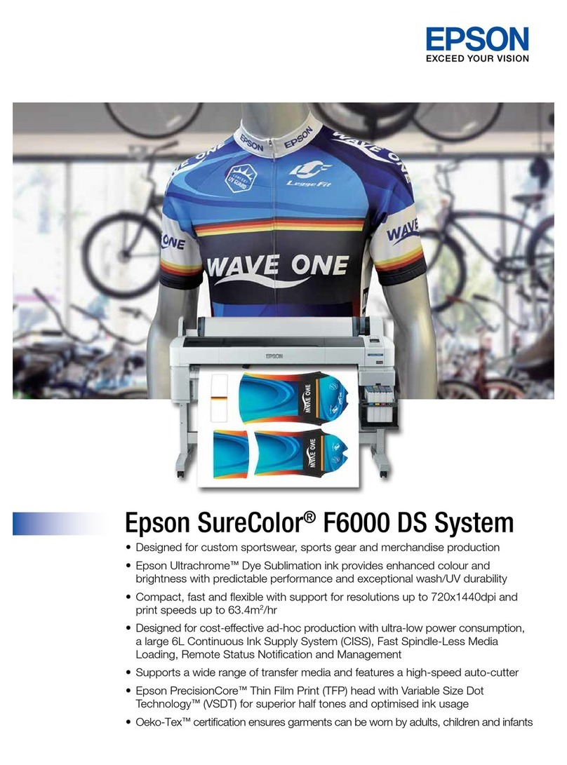 Epson SureColor F6000 Installation instructions