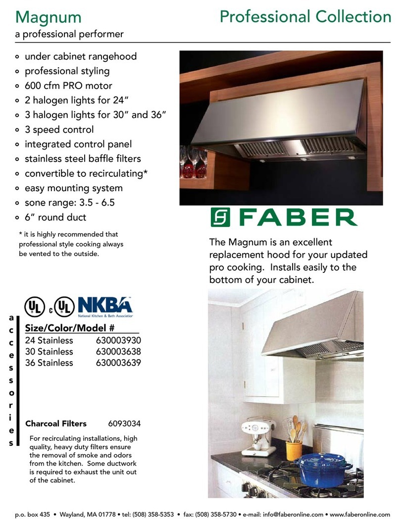 Faber Magnum 630003930 User manual Faber Magnum 630003930 User manual