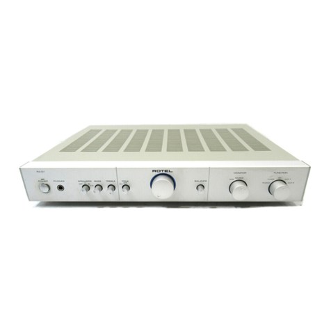 Rotel RA-01 Technical manual