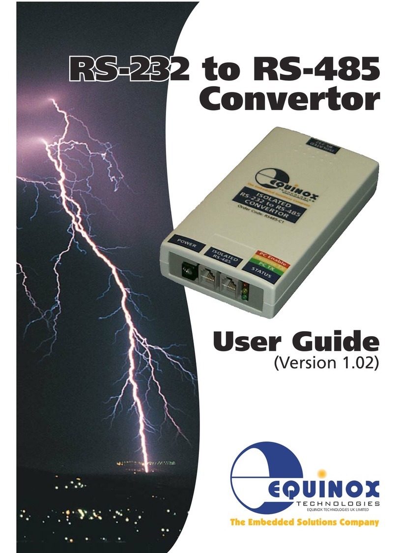Equinox Systems RS232-RS485 user guide