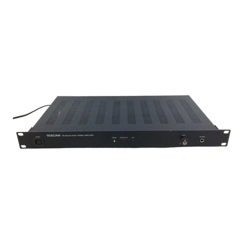 Tascam PA-20 MKII User manual Tascam PA-20 MKII User manual