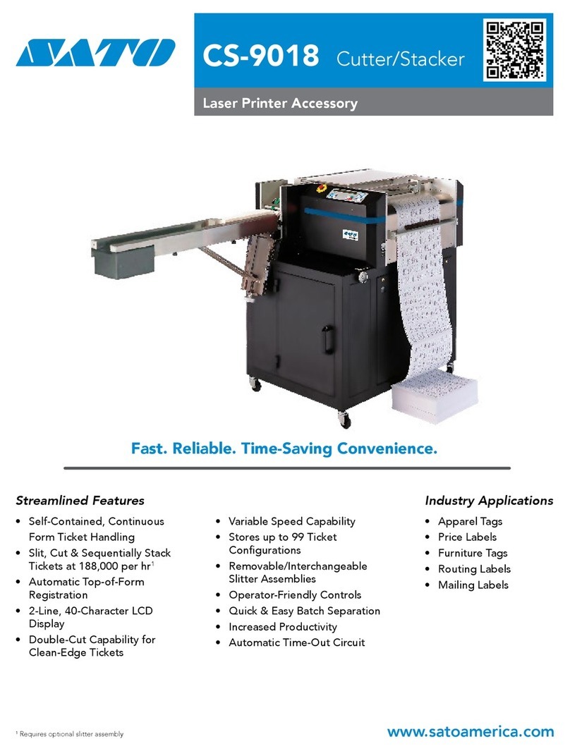 SATO CS-9018 Specifications
