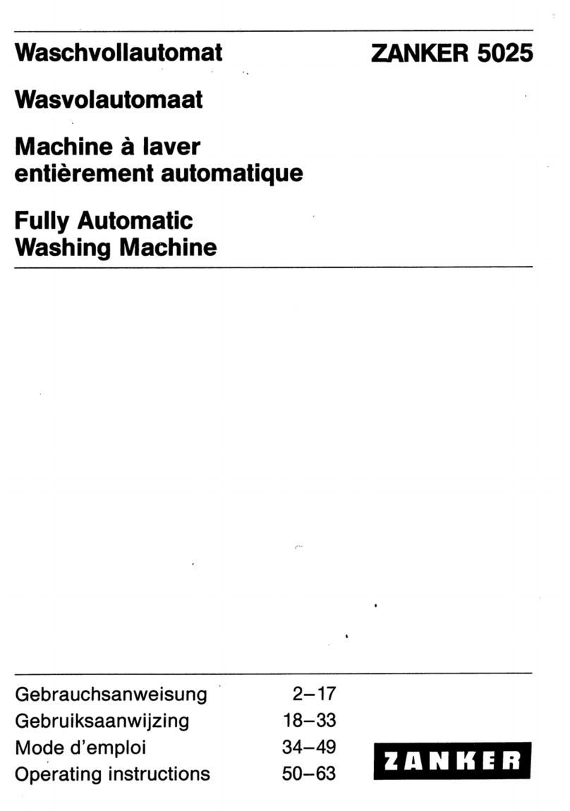 ZANKER 5025 operating instructions