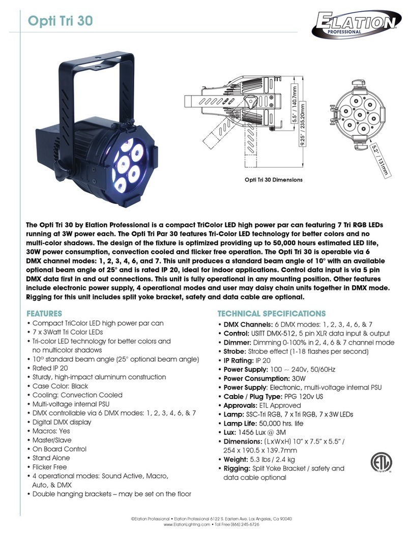 Elation Opti Tri 30 Brochure & specs