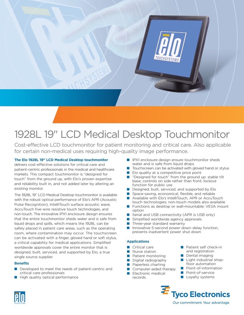 Elo TouchSystems 1928L User manual
