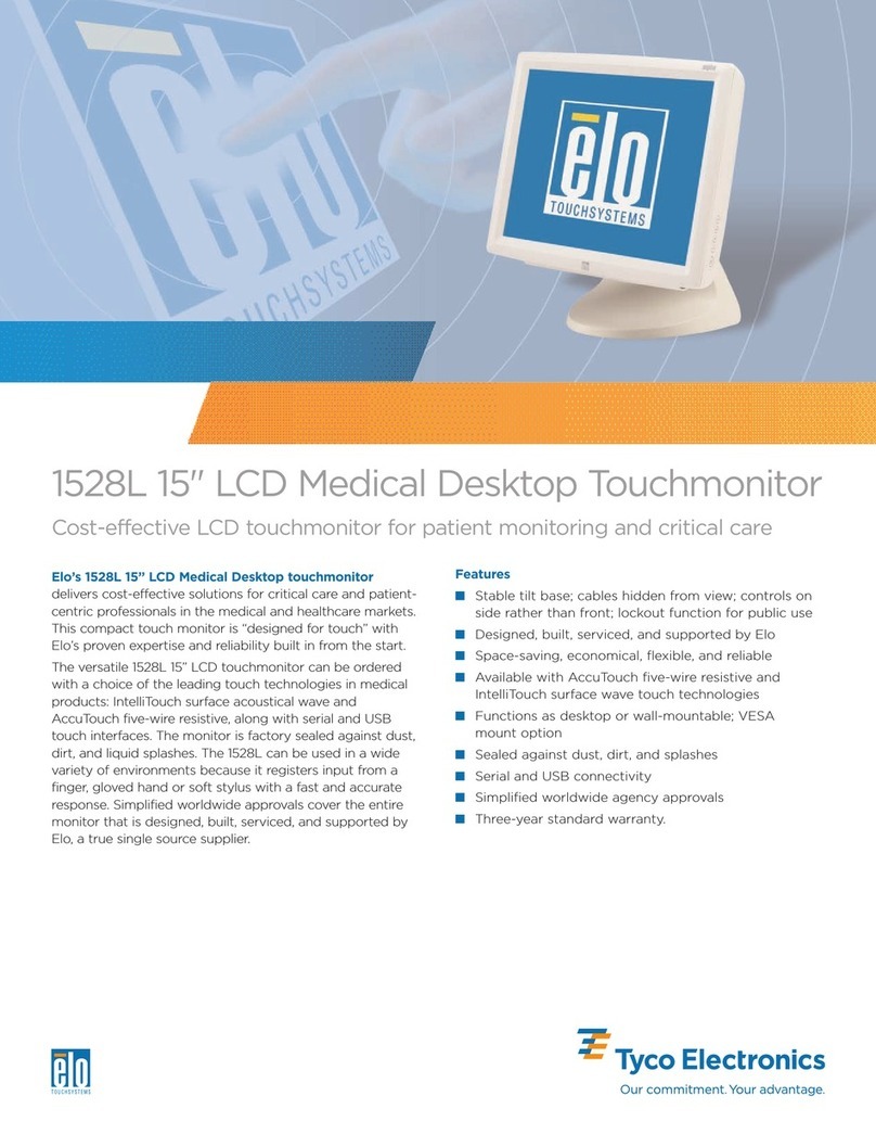 Elo TouchSystems 1528L User manual