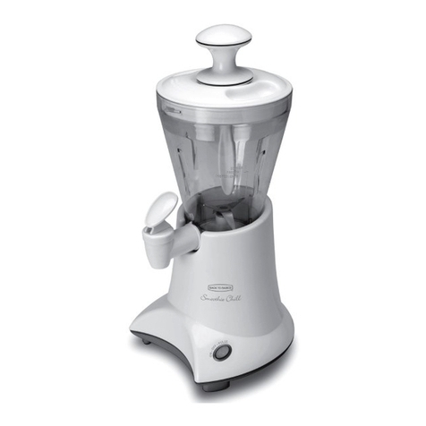 Back to Basics SMOOTHIE CHILL user guide