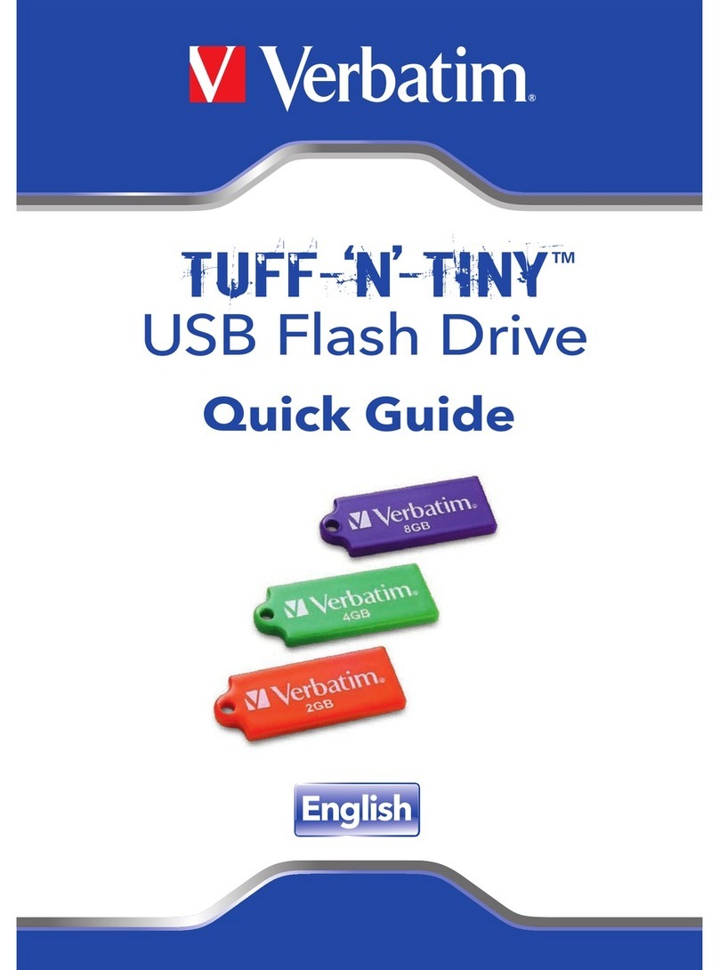 Verbatim tuff-'n'-tiny User manual Verbatim tuff-'n'-tiny User manual