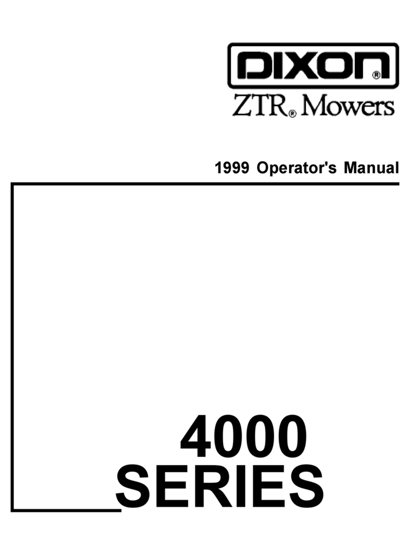 Dixon ZTR 4426 Operator's manual
